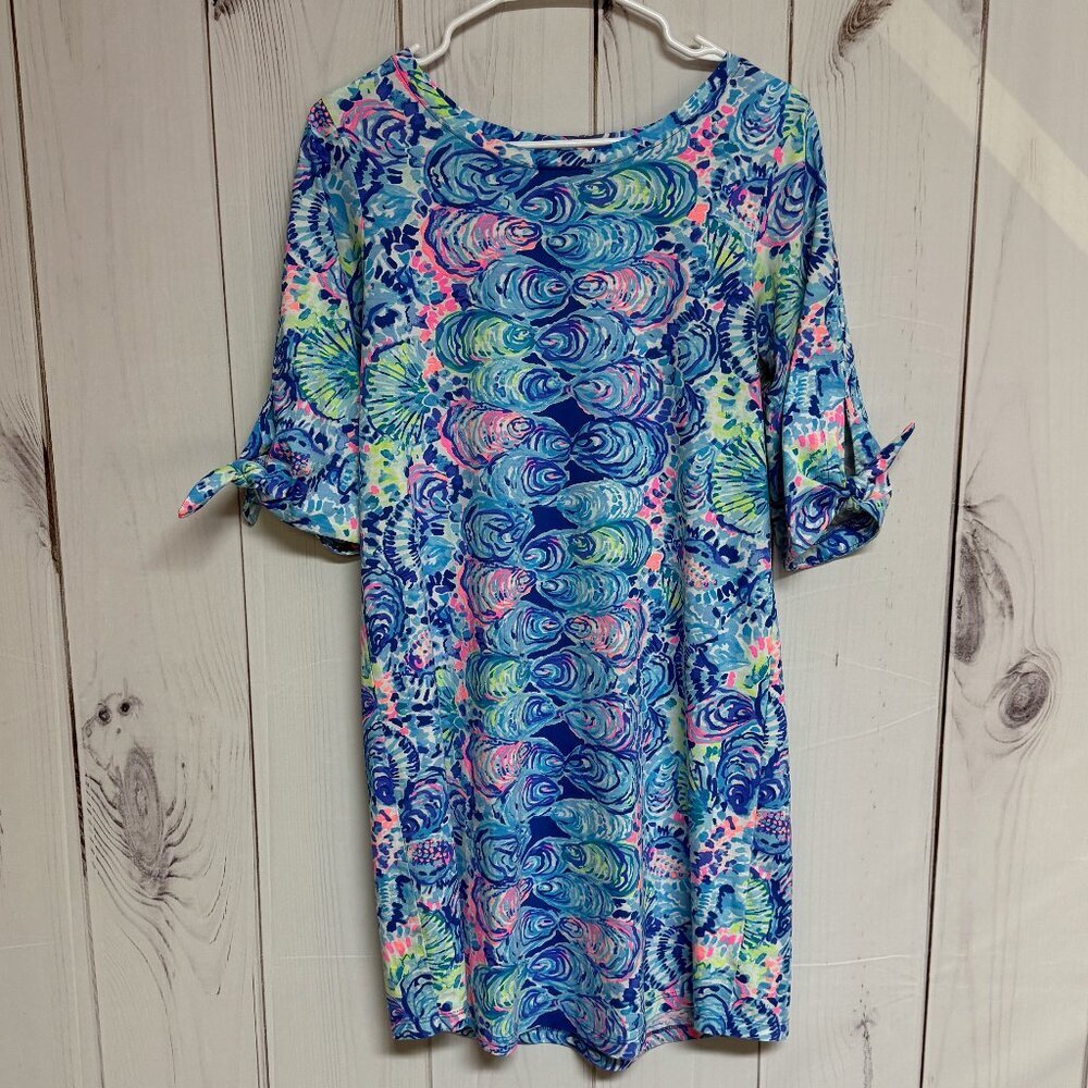 Lilly Pulitzer Preston Dress M “Multi Ocean Commotion” EUC‎
